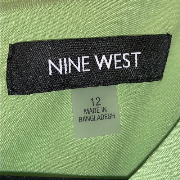 NWT Nine West neon dress with geometric accent - Picture 4 of 7